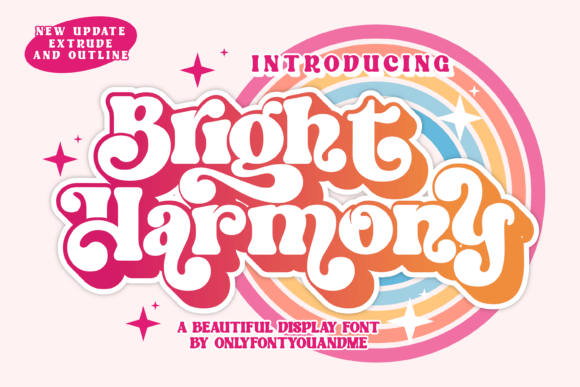 Bright Harmony: A Fun and Versatile Display Font