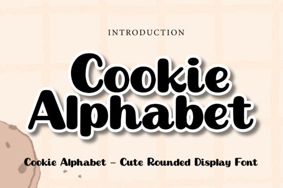 Cookie Alphabet: A Warm, Handcrafted Display Typeface
