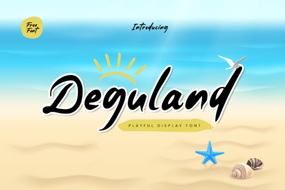 Deguland: Fresh Marker Font for Creative Projects