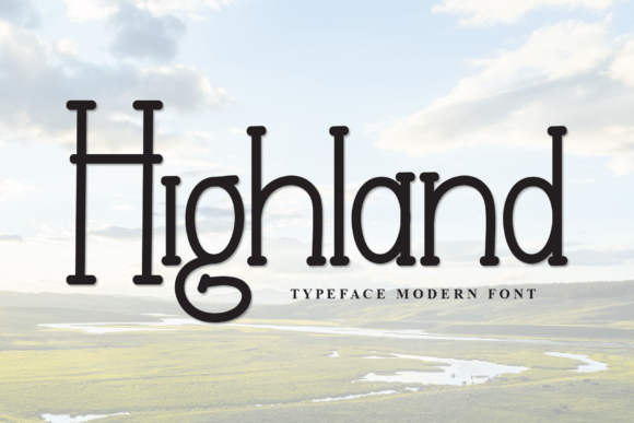 Discover the Charming Highland Display Font