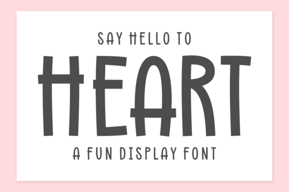 Heart Font: Spreading Love and Laughter in Your Designs