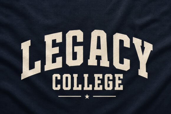 Legacy College: A Typeface of Athletic Heritage