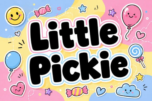 Little Pickie: The Energetic Font for Joyful Designs