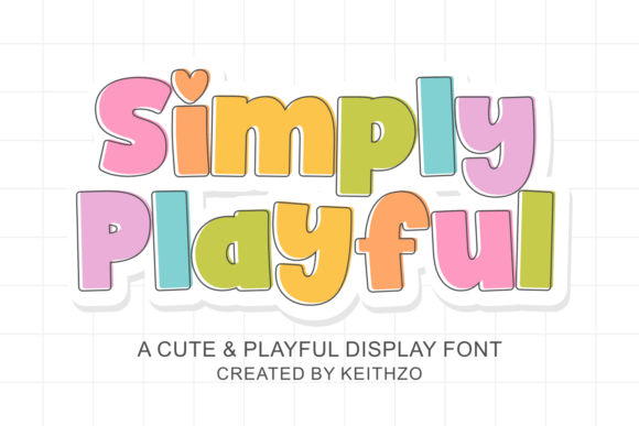 Simply Playful: A Bold, Retro Display Font for Joyful Design