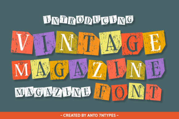 Vintage Magazine: A Creative Display Font for Bold Projects