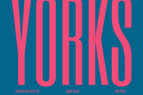 Yorks: A Bold Display Typeface for Impactful Design